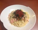 簡単！イクラとサーモンのクリームパスタ作り方4写真