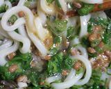 簡単☆ぶっかけ山菜うどん作り方6写真