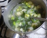 ウェイパーで・キクイモ入り中華スープ作り方3写真