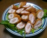 俺流！旨い♪甘酢生姜巻きササ身フライ作り方7写真