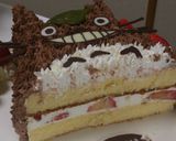 立体ケーキ◆キャラ◇トトロ作り方8写真