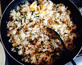 リメイク！イカとワカメの和風炒飯作り方2写真