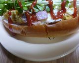 ホットドッグ(ベーコン＆卵)作り方4写真