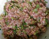 あまったセロリの葉でハンバーグ⭐︎簡単作り方1写真