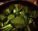 小松菜のにんにくバター醤油炒め♪作り方3写真