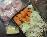 市販のルーで欧風カレー♡作り方1写真
