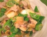 旨味たっぷり搾菜と豚肉のチーズ炒め作り方15写真