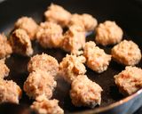 肉団子とキャベツのピリ辛味噌炒め作り方4写真