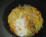 野菜の卵とじ作り方2写真