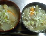おいしいコラボ♪　納豆汁風味の豚汁♡♡作り方12写真