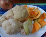 カリフラワーとかぼちゃのスープ♪作り方1写真