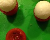 カプレーゼ風＊トマト・サンタ作り方3写真