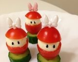 カプレーゼ風＊トマト・サンタ作り方5写真