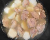 ほっこり＊里芋と鶏もも肉の煮物作り方4写真