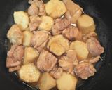 ほっこり＊里芋と鶏もも肉の煮物作り方6写真