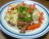 俺流!豚モツと野菜の旨塩炒め作り方6写真
