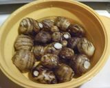 簡単レンチン＊小里芋の塩添え＊作り方1写真
