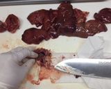 簡単！肉屋さんの鶏レバーさばき方作り方5写真