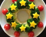 クリスマスリースサラダ作り方10写真