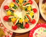 クリスマスリースサラダ作り方12写真