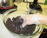 簡単　オレオクリームチーズトリュフ　作り方3写真