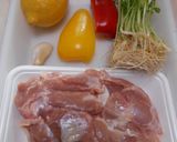 鶏もも肉としめじソテーニンニクソースかけ作り方1写真