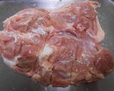 鶏もも肉としめじソテーニンニクソースかけ作り方3写真