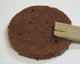 ２人用クリスマスケーキ★チョコ珈琲ケーキ作り方12写真