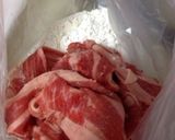 簡単☆フライパン美味ビーフストロガノフ♪作り方1写真