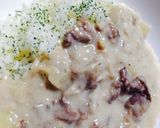 簡単☆フライパン美味ビーフストロガノフ♪作り方12写真