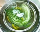 水菜とパプリカのさっぱり胡麻和え♪作り方3写真