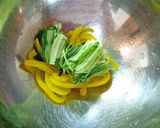 水菜とパプリカのさっぱり胡麻和え♪作り方6写真