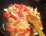 エノキとトマトのツナマヨパスタ作り方4写真