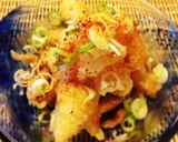 おつまみ！カリカリ鶏皮♡柚子胡椒ポン酢作り方7写真