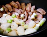トントロと長芋の山椒焼き作り方4写真