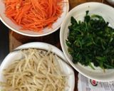 ホットプレートでビビンパ作り方1写真