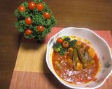 オクラと鶏肉料理作り方14写真