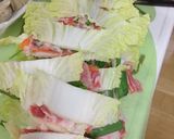 |・) 白菜と豚肉の重ね蒸し(余り物編)作り方14写真