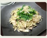 きのこのガーリック塩焼きそば作り方5写真
