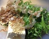 豆腐と水菜のサラダ作り方2写真
