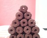 チョコ棒で★お菓子の家★作り方1写真