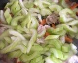 豚ばら肉とセロリのきんぴら〜柚子胡椒〜作り方4写真
