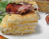 チーズパンケーキ☆カリカリベーコンのせ作り方6写真