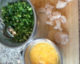 ホタテ味噌焼丼作り方1写真