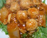 鶏肉団子と白菜のピリ辛ケチャップ煮作り方12写真