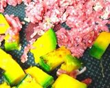 ❋カボチャと豚ひき肉の甘辛炒め作り方2写真