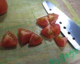 ＊クリームチーズとトマトのブルスケッタ＊作り方2写真