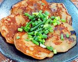 ねぎ味噌とツナのお焼き♪作り方10写真