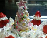 (*´ω`*簡単クリスマスケーキ☆♪作り方5写真