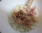 蓮根のツナ&玉葱挟み揚げ☆青のり風味作り方3写真